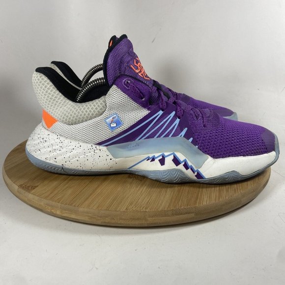 Adidas Donovan Mitchell UTAH JAZZ Karl Mailman Malone Basketball Shoes M 6.5 W 8 - Picture 3 of 8